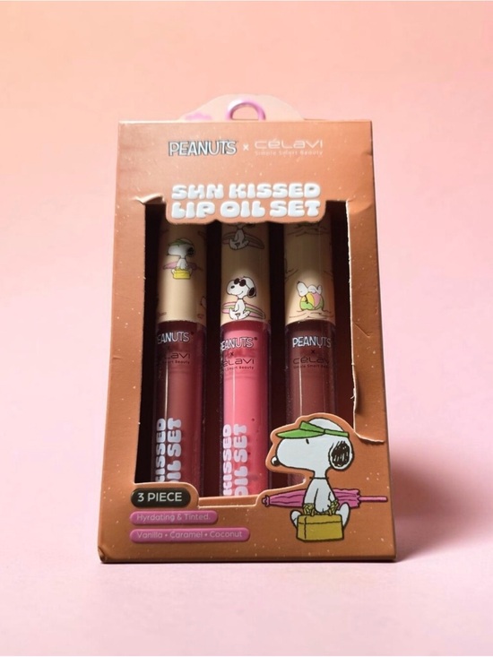 Peanuts Other - 3 Piece Peanuts x Celavi Lip Gloss Set - Sun Kissed